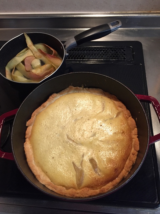 なんちゃって、ノルマンドクリームアップルタルト