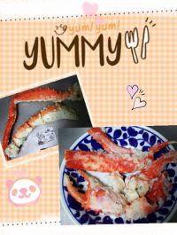 今年初のタラバ脚♥