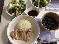 ロティサリーチキンの出汁で海南チキンライス