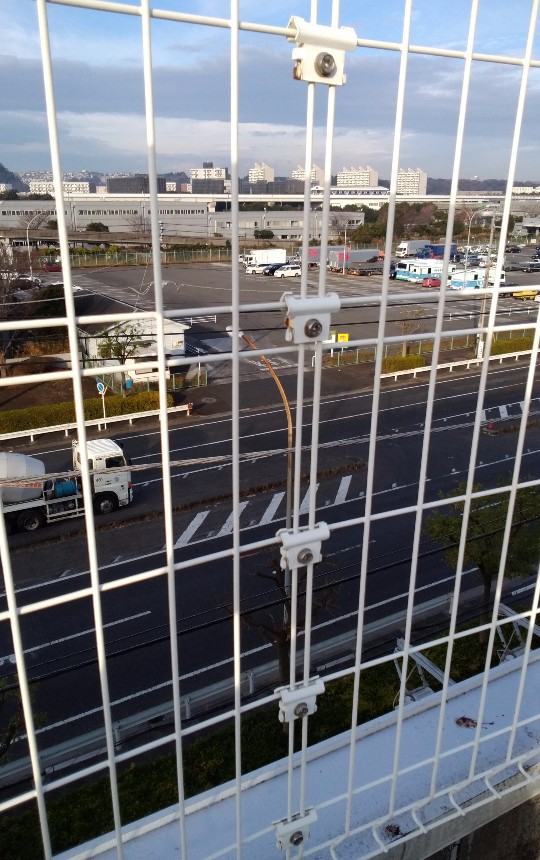 熊が檻の中から撮った、シーサイド倉庫店からの風景