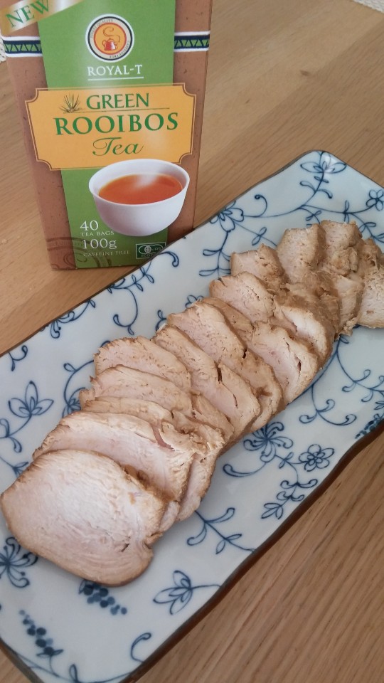 グリーンルイボス&amp;さくらどりで煮鶏