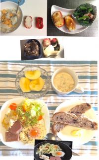 ほぼコストコ食材だった朝食プレートと、お弁当