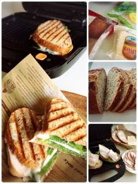 ホールグレインローフ達で♪パニーニ