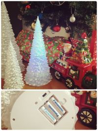 クリスマスの置き物 ツリー3点セット