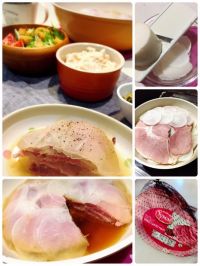 スパイラルハムと大根のミルフィーユ