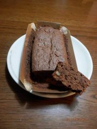 ギラデリブラウニーミックスでバナナパウンドケーキ