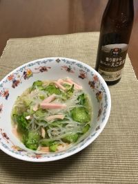 えごま油で、中華風酢の物
