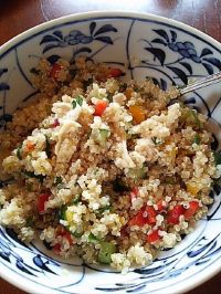 キヌアチキンサラダ再現に挑戦。