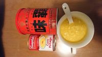 コーンポタージュ缶でかきたまスープ