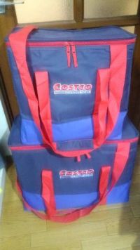 クーラーバッグ紺色