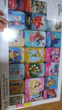 ディズニーキャラクターパズルセット