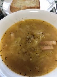 マッキーズ ポテトチップスでスープ作りました。