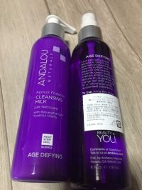 アンダルーナチュラルズ　クレンジングミルク&化粧水　1998円