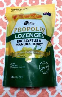 True Blue  プロポリスのど飴 ユーカリ&マヌカハニー
