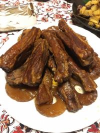 スペアリブのパイン煮