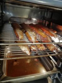 サーモンハラス燻製&クリームチーズ丼