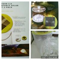 ビーチボールみたいに折り畳みできるソーラーライト