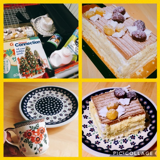 11月8日(金)幕張倉庫 ポーリッシュポタリーとモンブランバーケーキ買いました☆