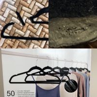 ノンスリップハンガー黒（滑らないハンガー）