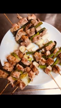 焼き鳥つくりました