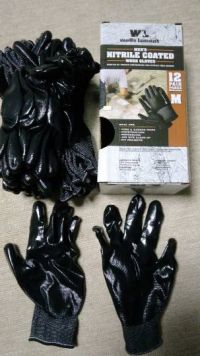 作業用ゴム手袋12足