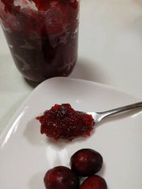 オーガニッククランベリーでジャム