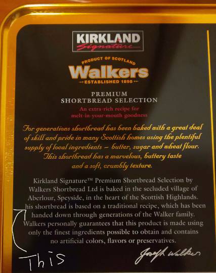Walkers ショートブレッド缶 2.1kg