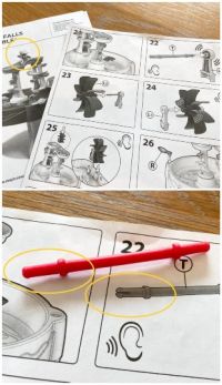 ウォーターテーブル（水車の部品が差し込めません）