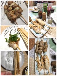 エアフライヤーで焼き鳥