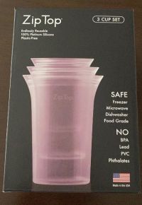 Zip Top シリコン製バッグ