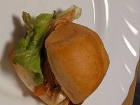 マスカルポーネロールでてりやきサンド