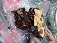 塩キャラメルブラウニーの生焼け