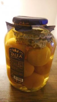 桃のシロップ漬けが未開封でカビ