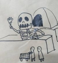 7月29日(火曜日) 　神戸倉庫店｜◀ガイコツ警戒情報▶
幼児連れで来店予...