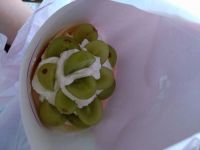 10月10日(金曜日) 　北九州倉庫店｜キッチンカーきてまーす
私はクレープ買...