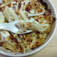 クラムチャウダーペンネグラタン（フードコート）