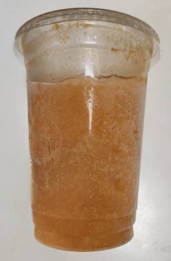 フードコートのスムージーを持って帰って保存